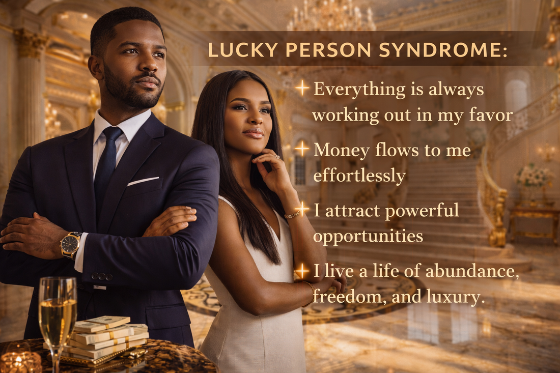 Lucky Person Syndrome & Luxury Life Affirmations: A Mindset Shift for Men and Women