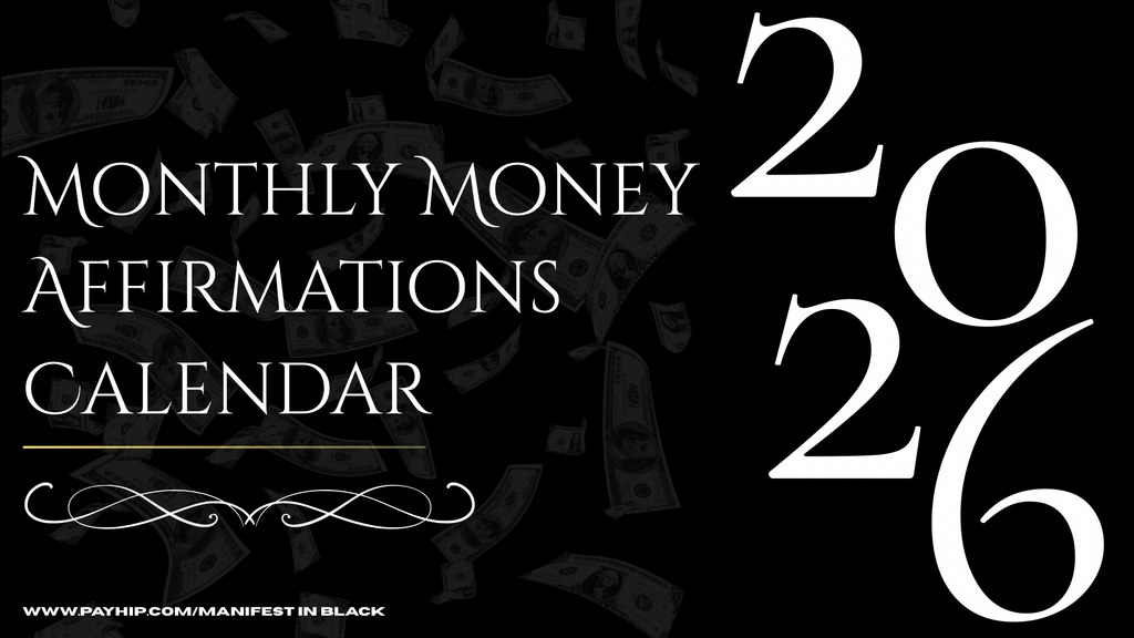 MIB Monthly Money Affirmations Digital Calendar