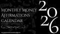 MIB Monthly Money Affirmations Digital Calendar